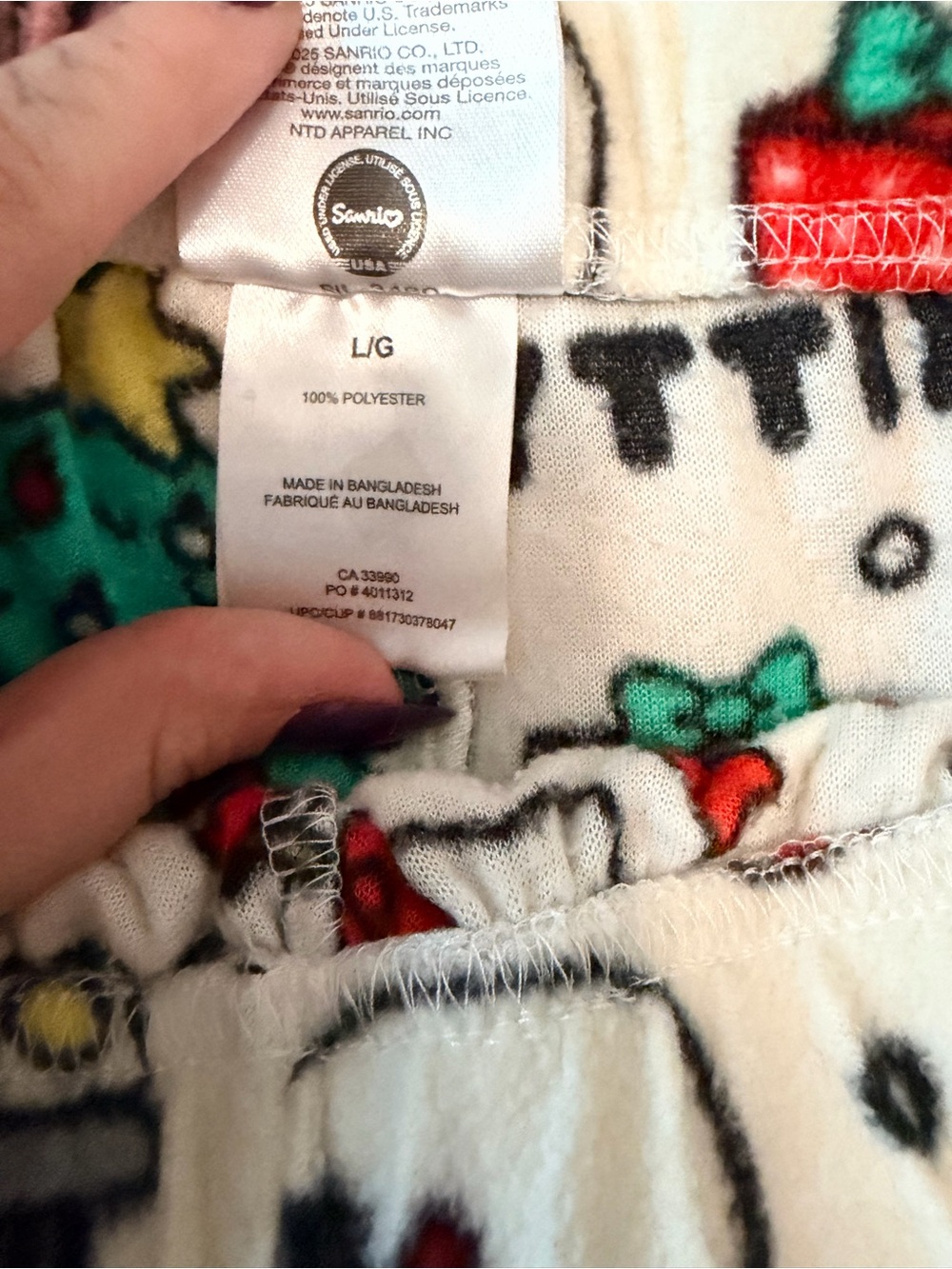Hello Kitty pyjama pants - Picture 3 of 3